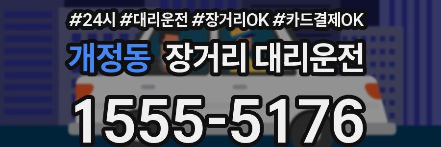 개정동 장거리 대리운전