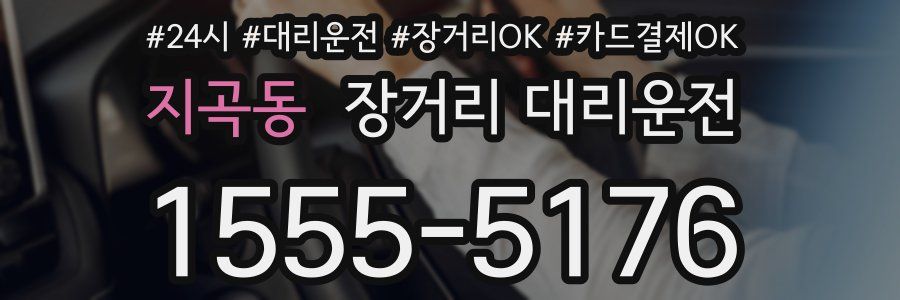 지곡동 장거리 대리운전