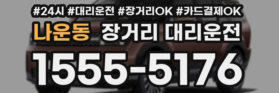 나운동 장거리 대리운전