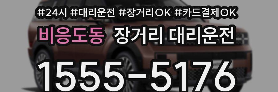 비응도동 장거리 대리운전