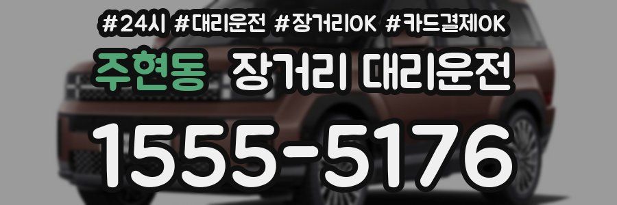 주현동 장거리 대리운전