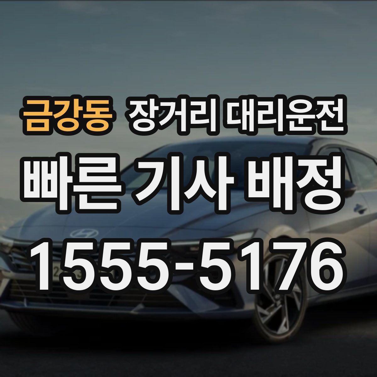금강동 장거리 대리운전