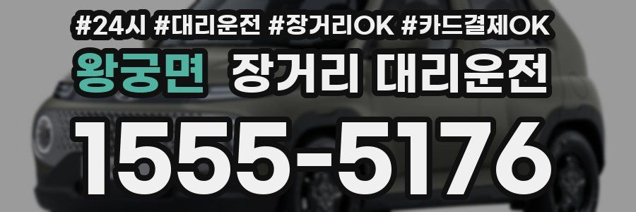 왕궁면 장거리 대리운전