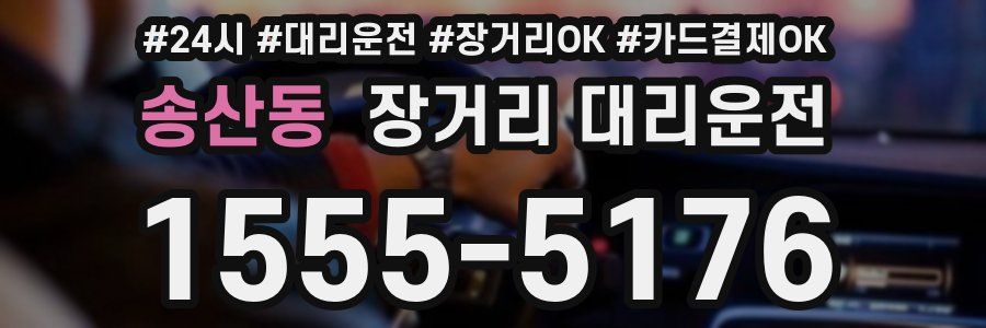 송산동 장거리 대리운전