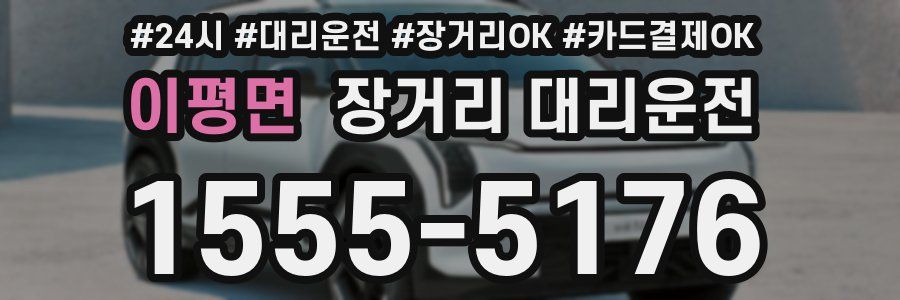 이평면 장거리 대리운전