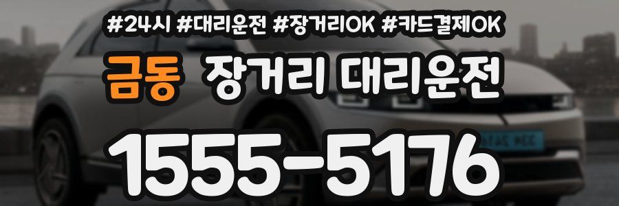 금동 장거리 대리운전
