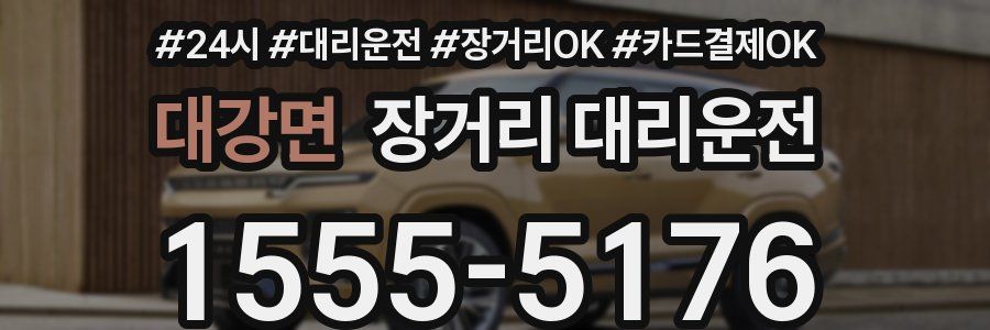 대강면 장거리 대리운전