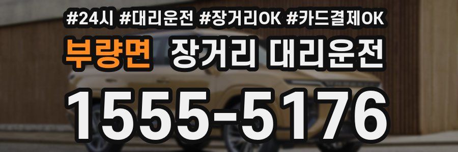 부량면 장거리 대리운전