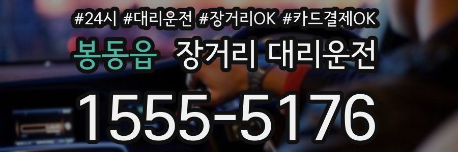 봉동읍 장거리 대리운전