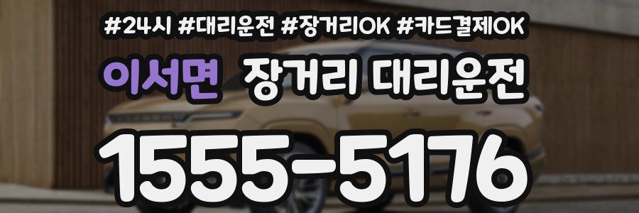 이서면 장거리 대리운전