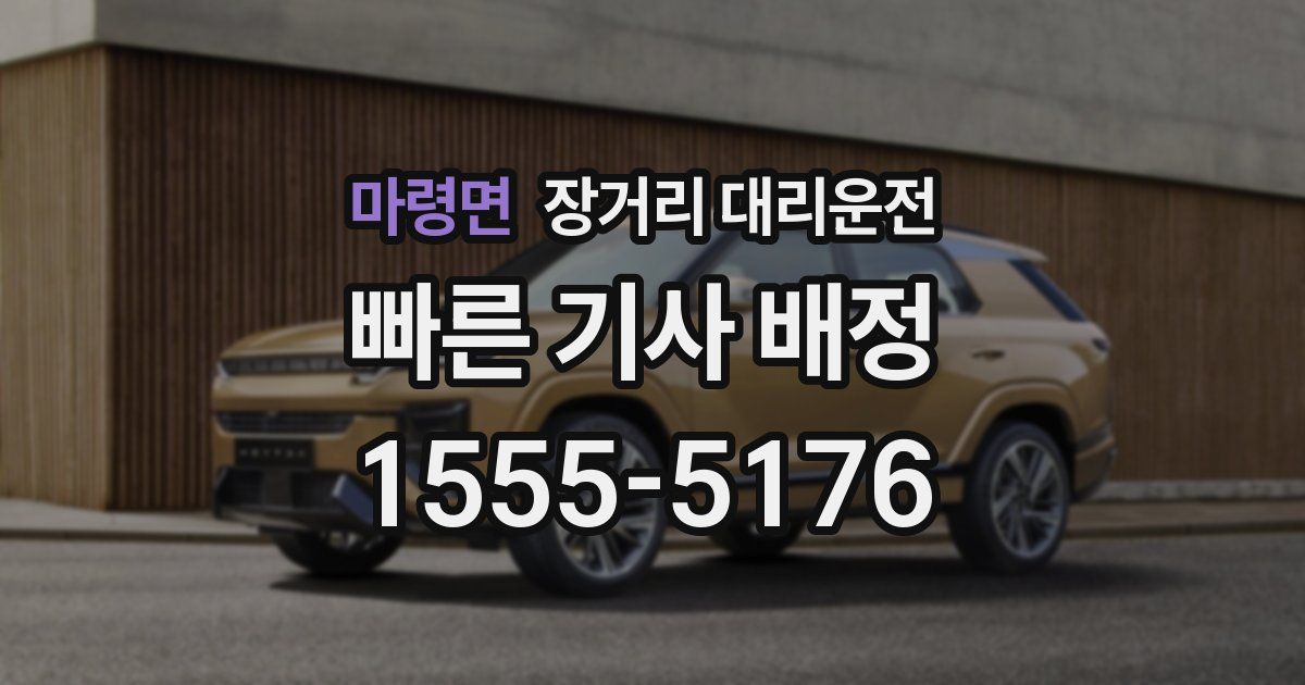 마령면 장거리 대리운전