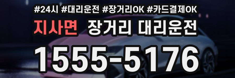지사면 장거리 대리운전