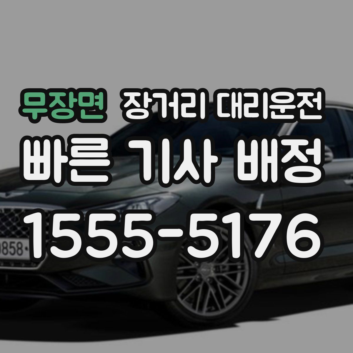 무장면 장거리 대리운전