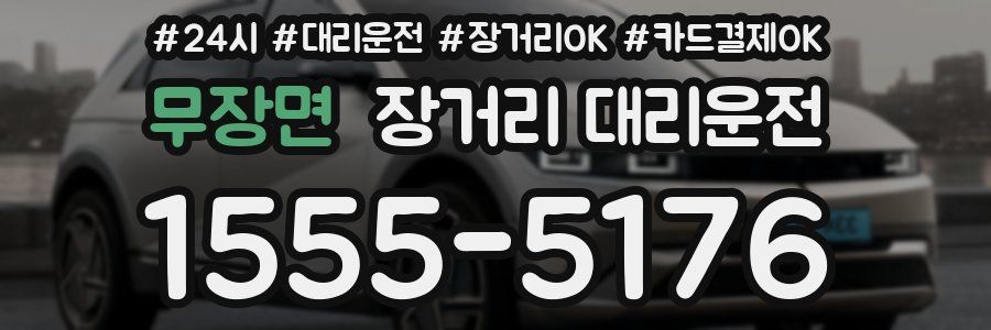무장면 장거리 대리운전