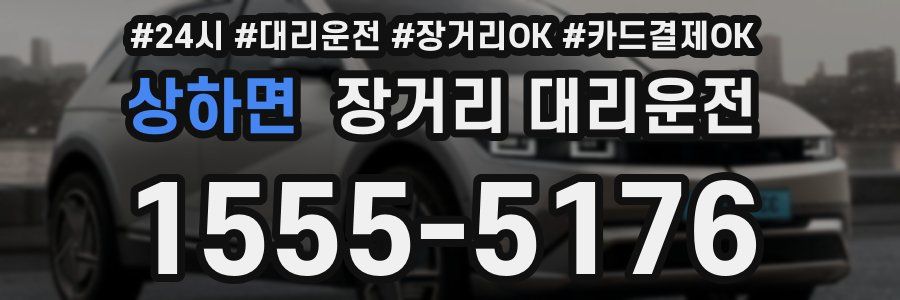 상하면 장거리 대리운전