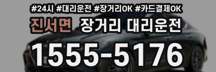 진서면 장거리 대리운전