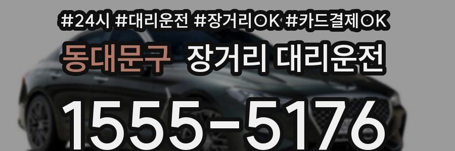 동대문구 장거리 대리운전