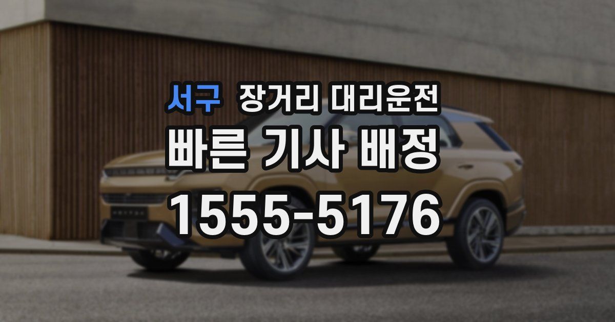 서구 장거리 대리운전
