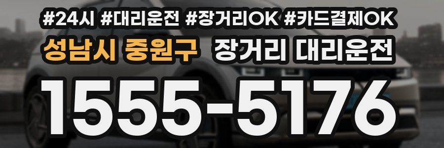 성남시 중원구 장거리 대리운전