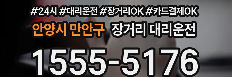 안양시 만안구 장거리 대리운전