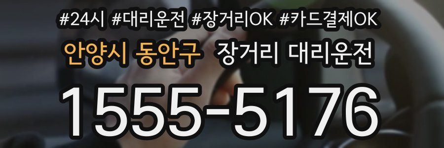 안양시 동안구 장거리 대리운전