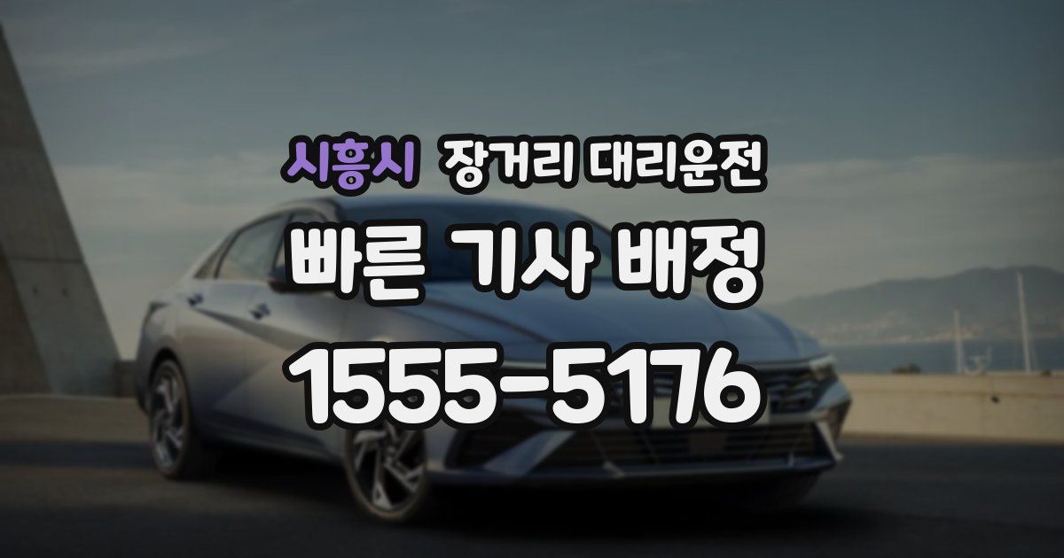 시흥시 장거리 대리운전
