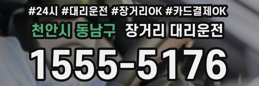 천안시 동남구 장거리 대리운전
