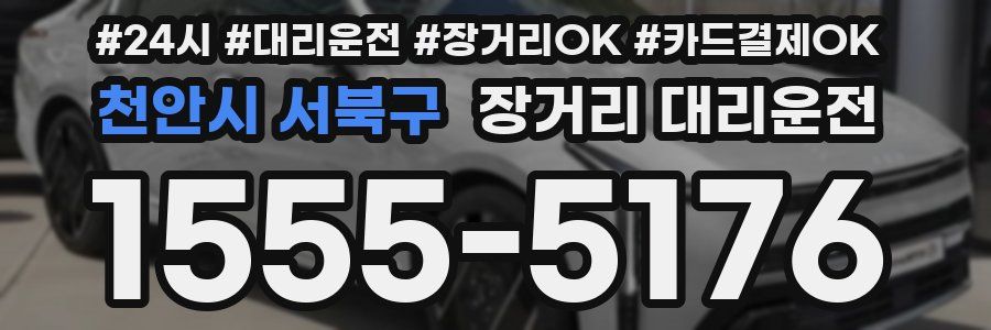 천안시 서북구 장거리 대리운전