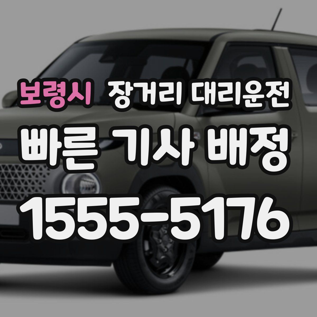 보령시 장거리 대리운전