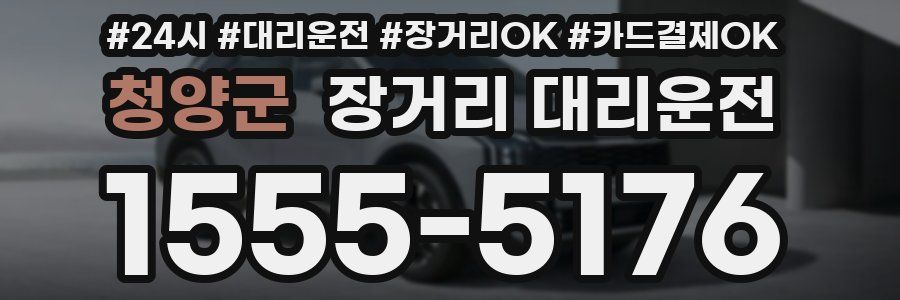 청양군 장거리 대리운전