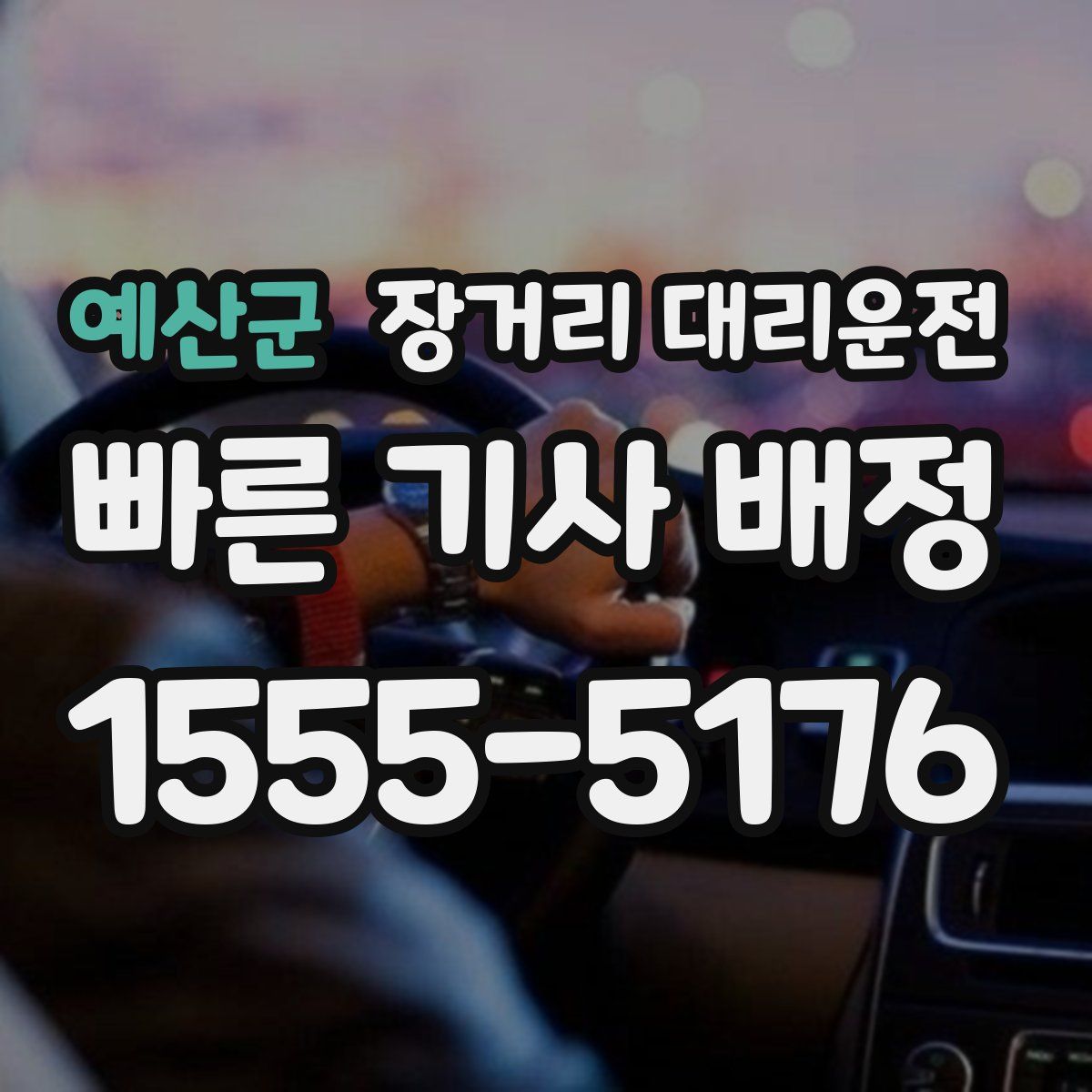 예산군 장거리 대리운전