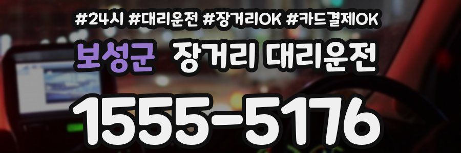 보성군 장거리 대리운전