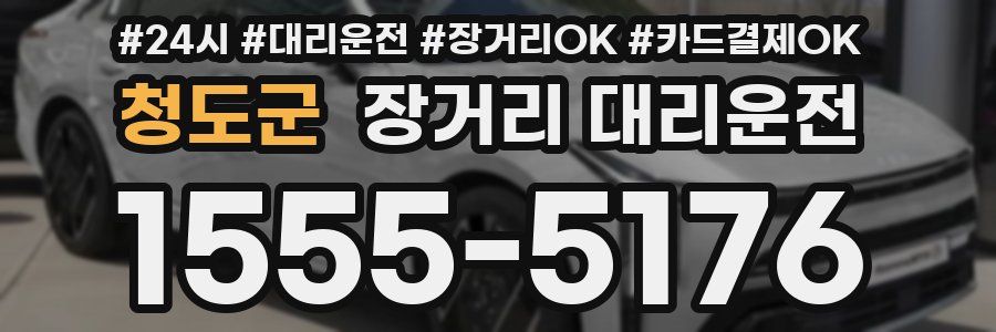 청도군 장거리 대리운전
