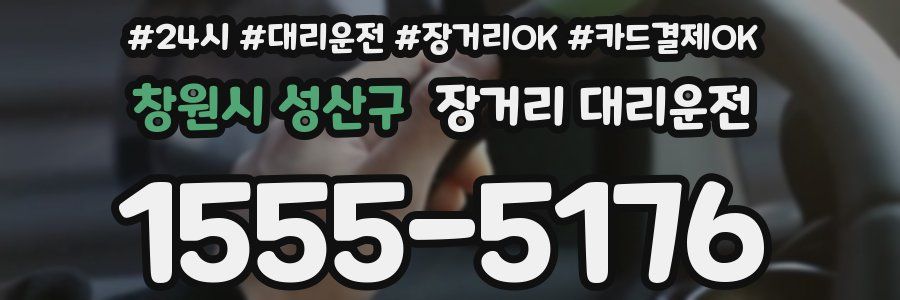 창원시 성산구 장거리 대리운전