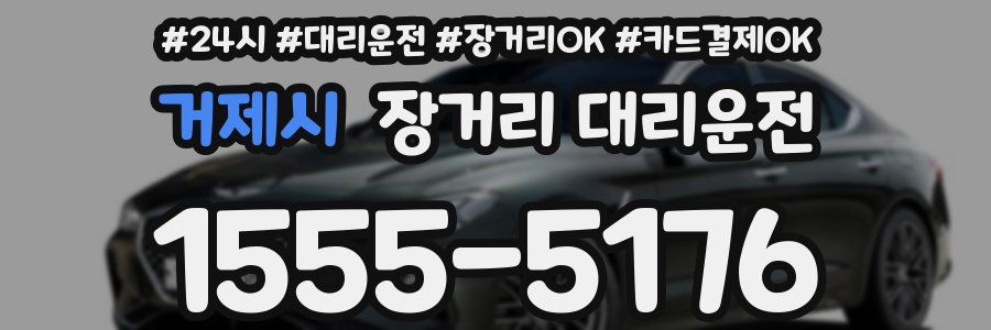 거제시 장거리 대리운전