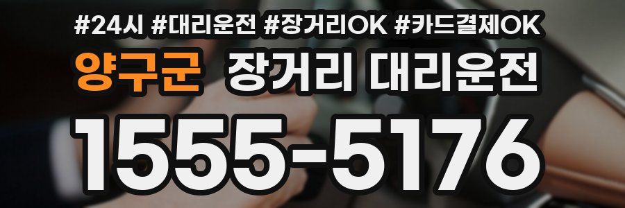 양구군 장거리 대리운전
