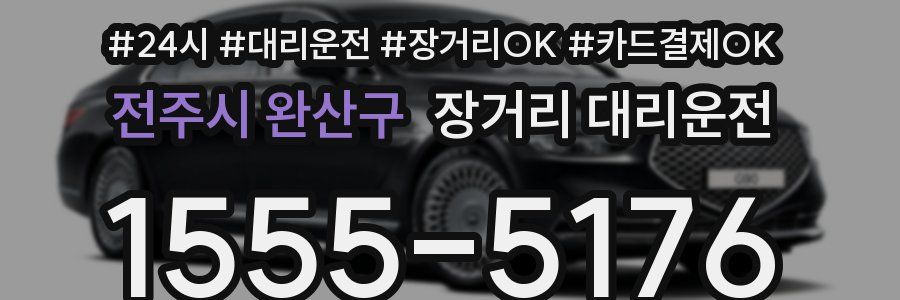 전주시 완산구 장거리 대리운전