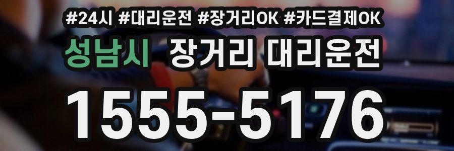 성남시 장거리 대리운전