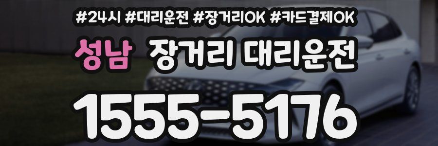 성남 장거리 대리운전