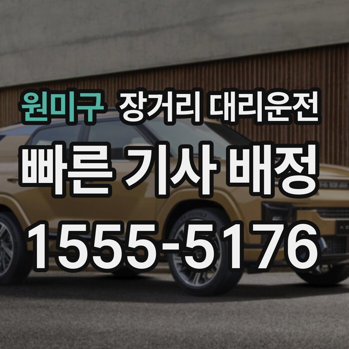 원미구 장거리 대리운전 장시간 운행에 맞는 차량 조건