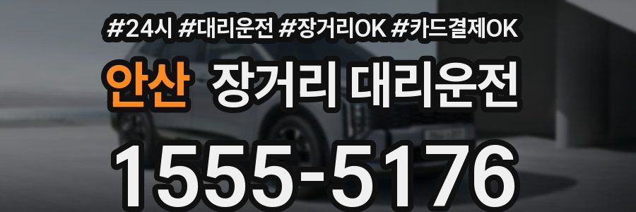 안산 장거리 대리운전
