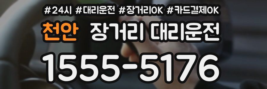 천안 장거리 대리운전