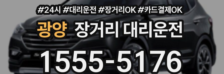 광양 장거리 대리운전