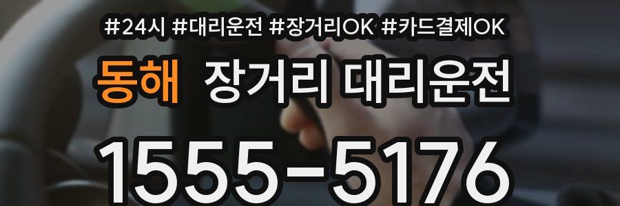 동해 장거리 대리운전