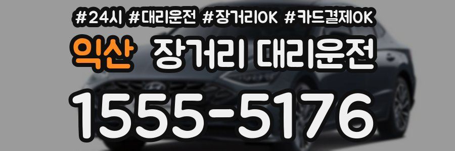 익산 장거리 대리운전