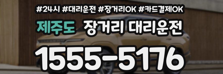 제주도 장거리 대리운전