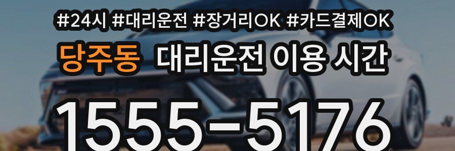 당주동 대리운전 이용 시간