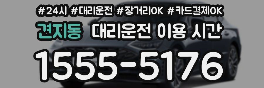 견지동 대리운전 이용 시간