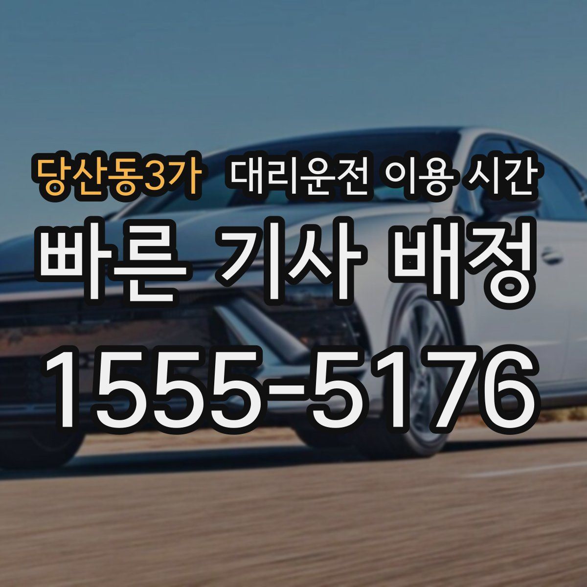 당산동3가 대리운전 이용 시간