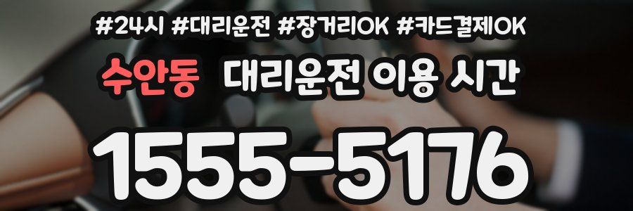수안동 대리운전 이용 시간